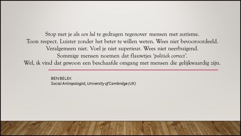 stop met je gedragen als een lul