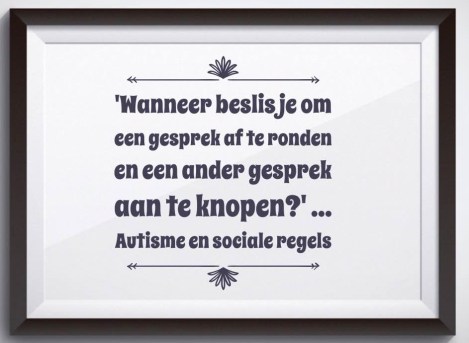 Wanneer beslis je een ander gesprek aan te knopen