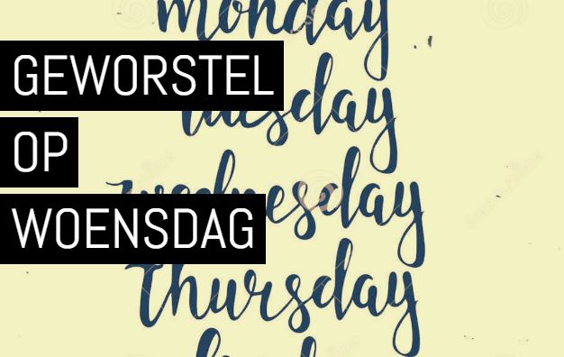 geworstel op woensdag